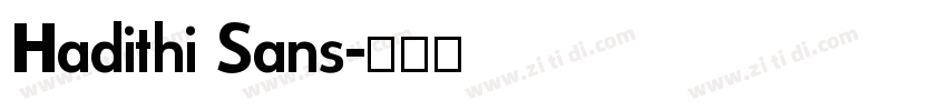 Hadithi Sans字体转换
